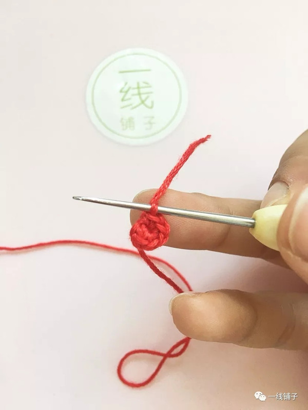 【原创】一线铺子 钩针编织小番茄挂件图解教程