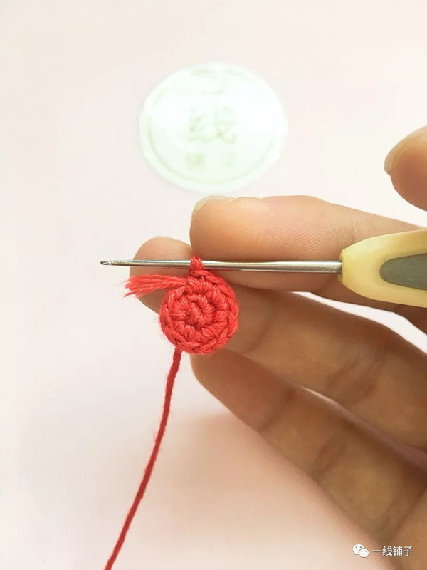 【原创】一线铺子 钩针编织小番茄挂件图解教程