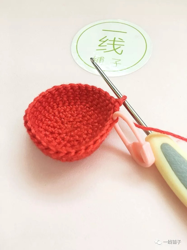 【原创】一线铺子 钩针编织小番茄挂件图解教程