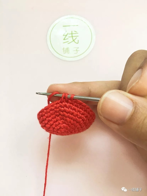 【原创】一线铺子 钩针编织小番茄挂件图解教程