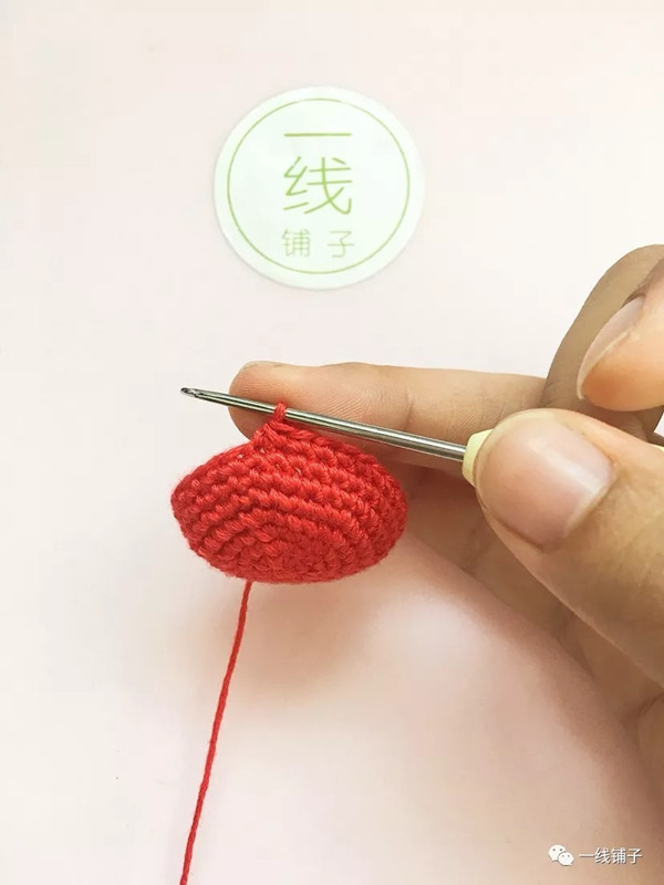 【原创】一线铺子 钩针编织小番茄挂件图解教程