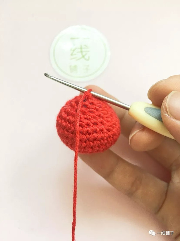 【原创】一线铺子 钩针编织小番茄挂件图解教程