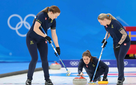 祝贺:中国女子冰壶队爆冷9-6卫冕冠军瑞典队 第3张