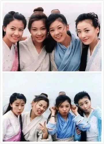 赵敏（张敏）自作主张地回了下头，结果王晶破口大骂