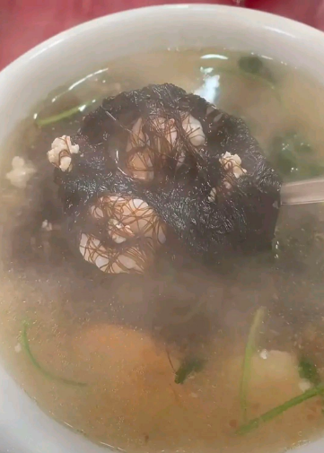 黑乎乎的一团细线，像头发丝是什么菜？